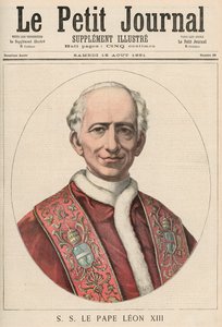 XIII. Leó pápa (1810-1903) a „Le Petit Journal”-ból, 1891. augusztus 15.